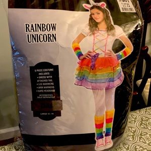 Child halloween costume- Rainbow unicorn